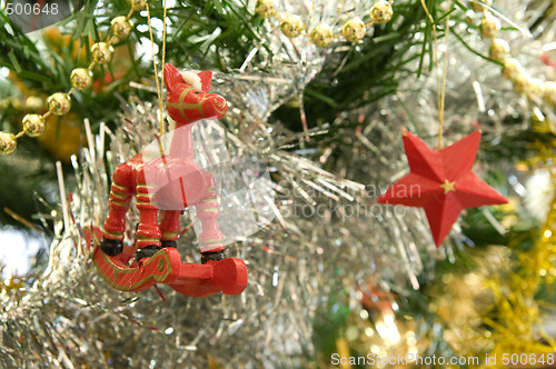 Image of christmas tree decorations