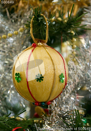 Image of christmas tree decorations