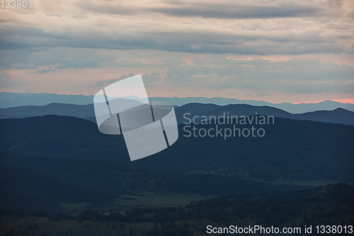 Image of Landscape on the mountain pass