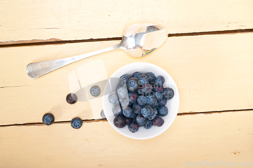 Image of fresh blueberry bowl