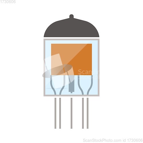 Image of Electronic Vacuum Tube Icon