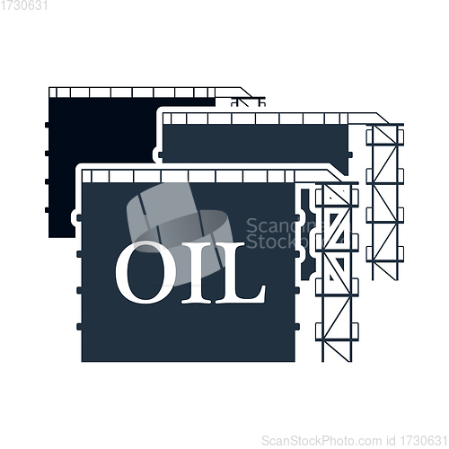 Image of Oil Tank Storage Icon