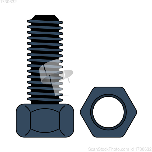 Image of Icon Of Bolt And Nut