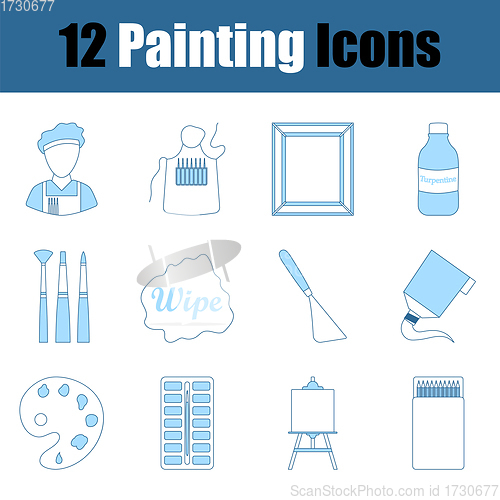 Image of Painting Icon Set