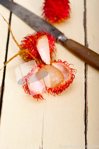 Image of fresh rambutan fruits