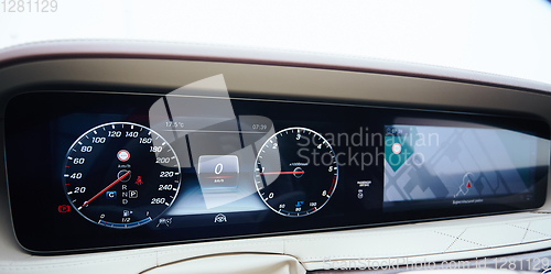 Image of Luxury car dashboard