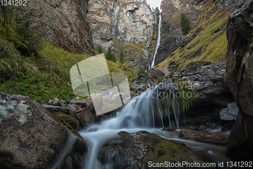 Image of Waterfall on river Shinok