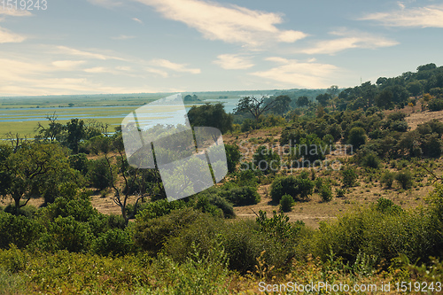 Image of Chobe river landscape, Botswana Africa