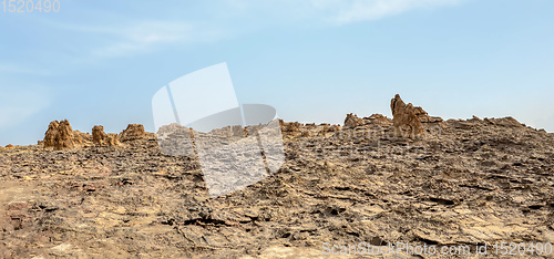 Image of Dallol in Danakil depression, Ethiopia wilderness