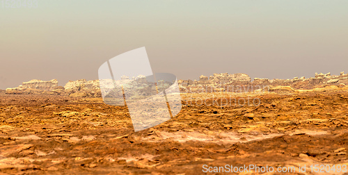 Image of Dallol in Danakil depression, Ethiopia wilderness