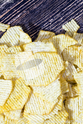 Image of potato fluted chips