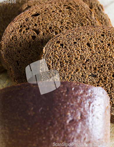 Image of black bread made from rye