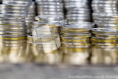 Image of pile of silver coins