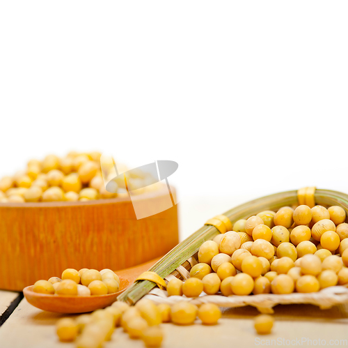 Image of organic soya beans