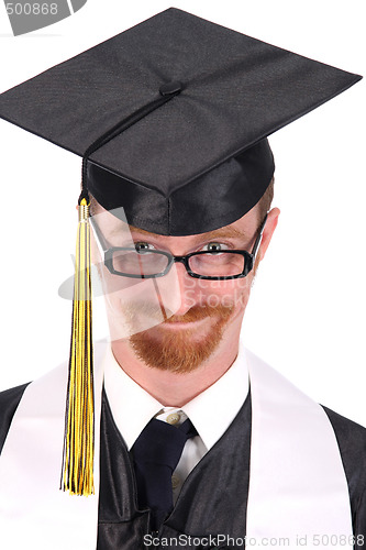 Image of happy graduation a young man