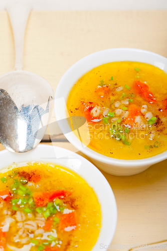 Image of Syrian barley broth soup Aleppo style