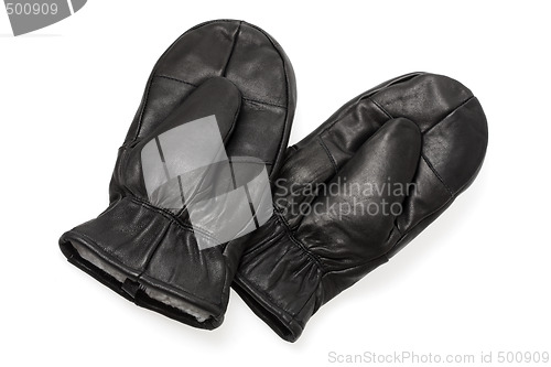 Image of Leather mittens