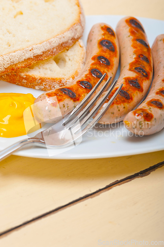 Image of traditional German wurstel sausages