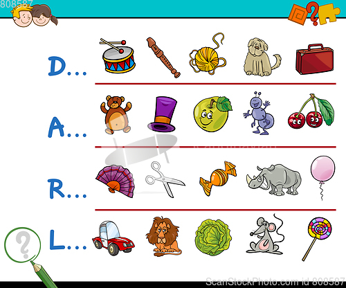 Image of find picture educational game