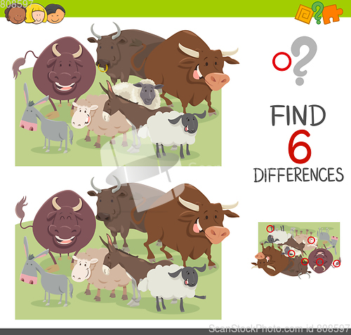 Image of spot the differences worksheet