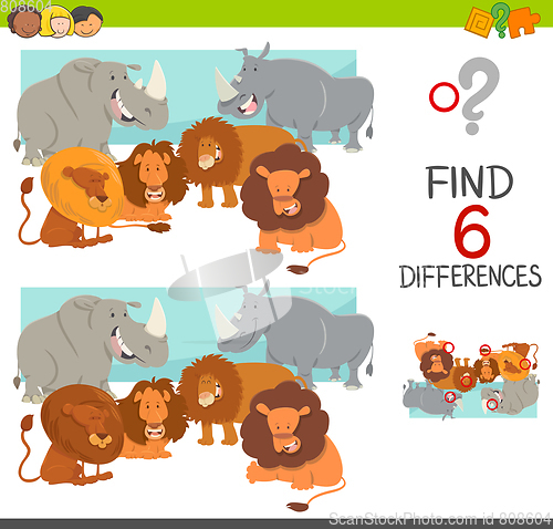 Image of find the differences game