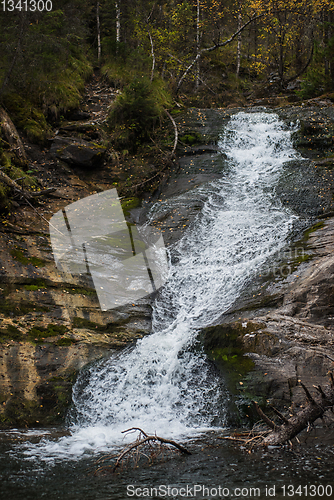 Image of Waterfall on river Shinok