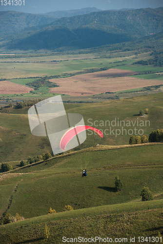 Image of Paragliding in mountains