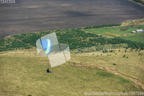 Image of Paragliding in mountains