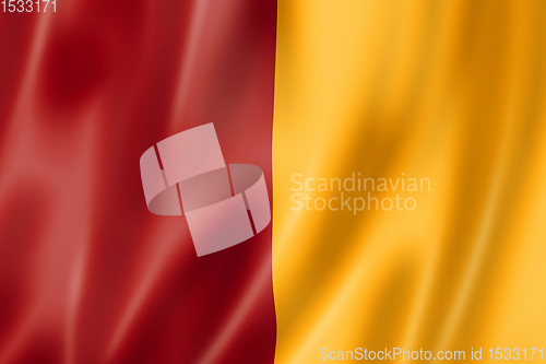 Image of Rome city flag, Italy