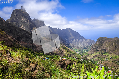 Image of Paul Valley landscape in Santo Antao island, Cape Verde