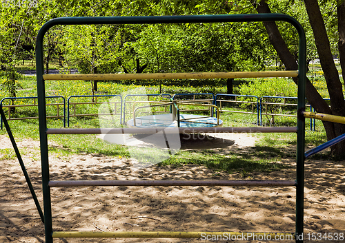 Image of old ordinary carousel