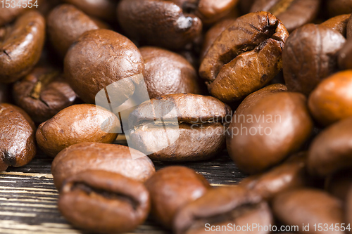 Image of beautiful roasted coffee beans