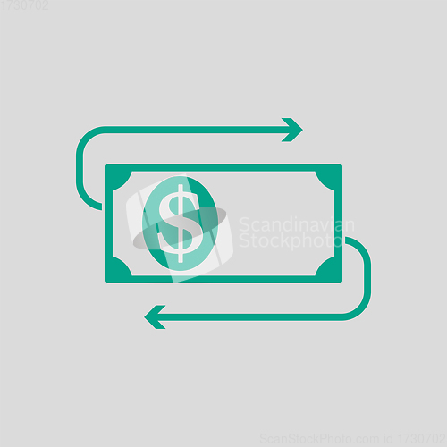 Image of Cash Back Dollar Banknote Icon