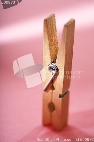 Image of Wooden clothespin