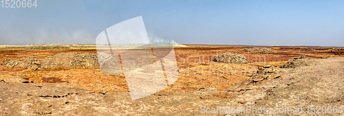 Image of abstract landscape in Dallol, Danakil depression, Ethiopia