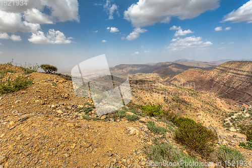 Image of Ethiopian landscape, Ethiopia, Africa wilderness