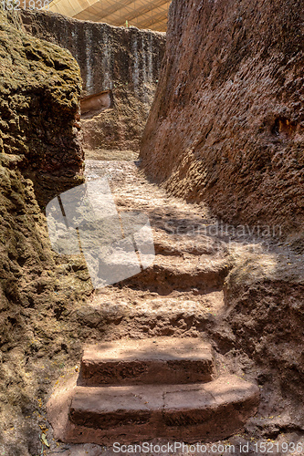 Image of exterior labyrinths Lalibela, Ethiopia