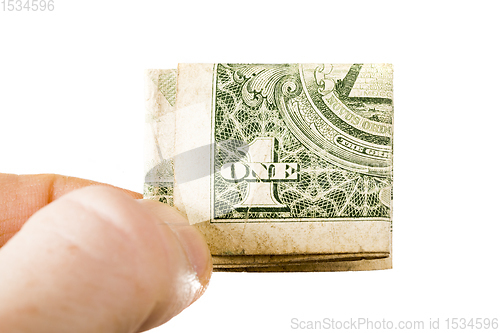 Image of one American dollar