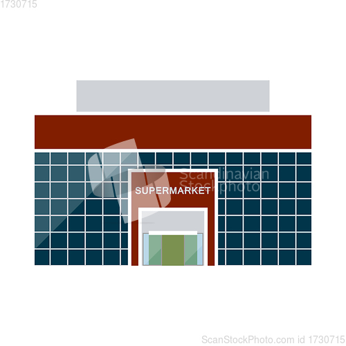 Image of Supermarket Building Icon