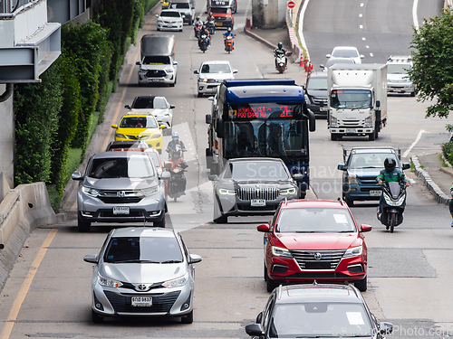 Image of Sukhumvit Road in Bangkok, Thailand