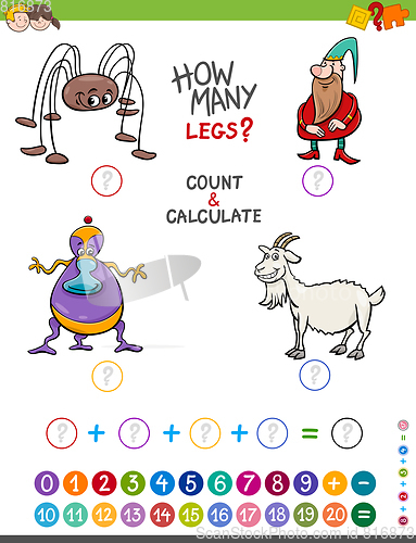 Image of maths activity for kids