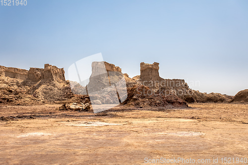 Image of Rock city in Danakil depression, Ethiopia, Africa