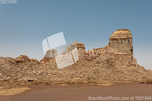 Image of Rock city in Danakil depression, Ethiopia, Africa