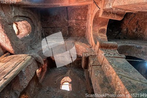 Image of Interior ceiling of Tomb of Adam, Lalibela Ethiopia