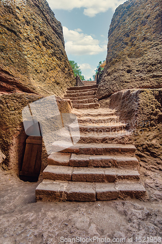 Image of exterior labyrinths Lalibela, Ethiopia