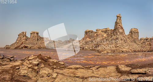 Image of Rock city in Danakil depression, Ethiopia, Africa