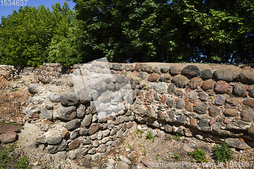 Image of part of the ancient stone wall