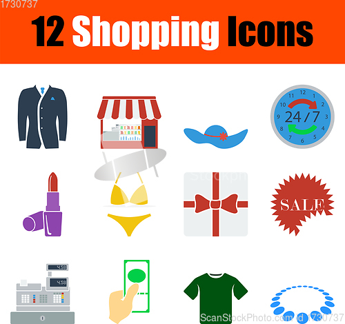 Image of Shopping Icon Set