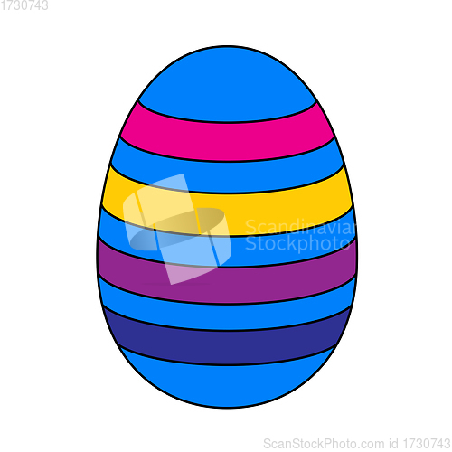 Image of Easter Egg With Ornate Icon