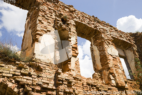 Image of the old brick wall